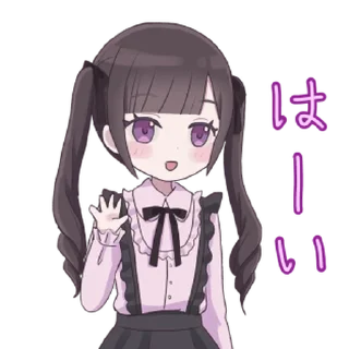 🙋‍♀️ emoji *.° @menheraisgod °.* madomiさんのスタンプ ♡ Telegram sticker 15 of 32