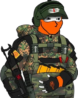 🪖 emoji Military&politics wojaks Telegram sticker 21 of 120