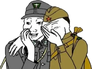 🤣 emoji Military&politics wojaks Telegram sticker 15 of 120