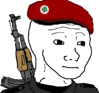 🪖 emoji Military&politics wojaks Telegram sticker 1 of 120