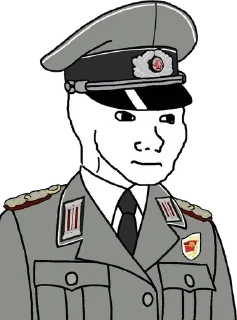Sticker from Military&politics wojaks 2