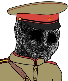 😶 emoji Military&politics wojaks Telegram sticker 6 of 120
