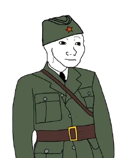 🇷🇸 emoji Military&politics wojaks Telegram sticker 8 of 120