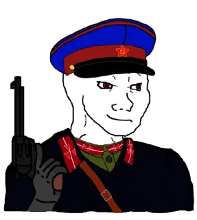 😈 emoji Military&politics wojaks Telegram sticker 7 of 120