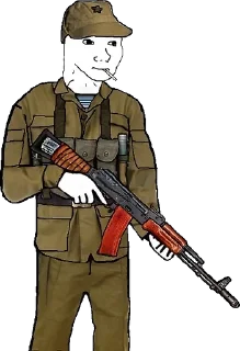🇦🇫 emoji Military&politics wojaks Telegram sticker 5 of 120