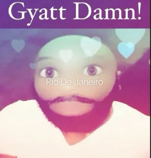 Sticker from gyat damn