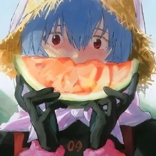 Rei Ayanami @shchobshokuvaty sticker 4