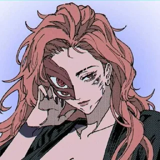 😜 emoji Fem sukuna ➡️ @Ctikerubot Telegram sticker 17 of 20