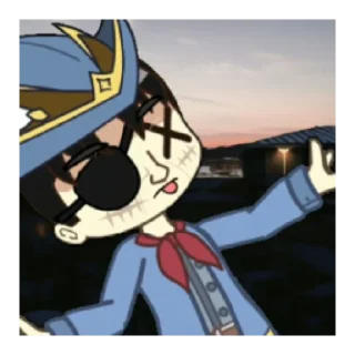 😵 emoji Гача (Остров Сокровищ) Telegram sticker 12 of 13