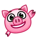 👋 emoji Pig Emoji 🐷 @xkysluv Telegram sticker 5 of 40