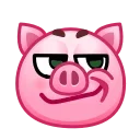 😏 emoji Pig Emoji 🐷 @xkysluv Telegram sticker 14 of 40