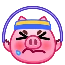 🏃‍♂️ emoji Pig Emoji 🐷 @xkysluv Telegram sticker 22 of 40