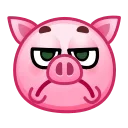 ☹️ emoji Pig Emoji 🐷 @xkysluv Telegram sticker 6 of 40