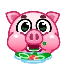🥗 emoji Pig Emoji 🐷 @xkysluv Telegram sticker 11 of 40