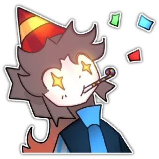 🥳 emoji 🌠VWT🌌 [тгк: @VWT_b4c] Telegram sticker 14 of 31