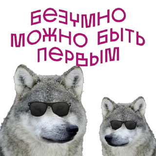 🐺 emoji Больше стикеров –> @strikeers 💋 Telegram sticker 17 of 46