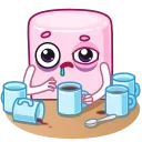 🤪 emoji Marshmallow Telegram sticker 20 of 23