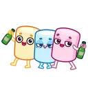 🤪 emoji Marshmallow Telegram sticker 7 of 23