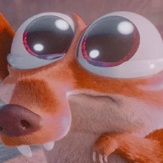 Sticker from Baby Scrat