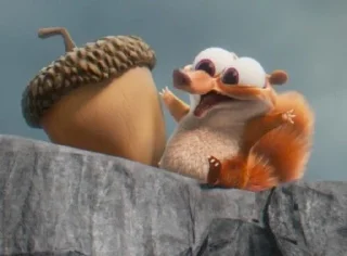 Sticker from Baby Scrat