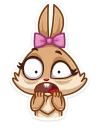 😳 emoji Банни | Bunny :: @TgSticker Telegram sticker 21 of 24