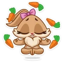 🥕 emoji Банни | Bunny :: @TgSticker Telegram sticker 11 of 24