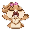 😫 emoji Банни | Bunny :: @TgSticker Telegram sticker 24 of 24