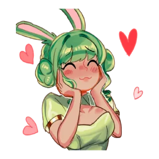☺️ emoji Банни - @tg_sticks Telegram sticker 11 of 18
