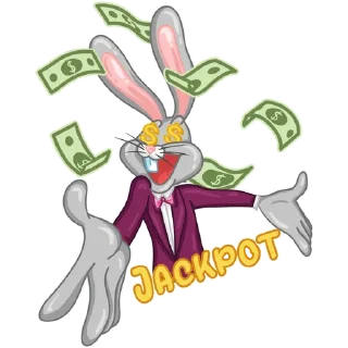 🤑 emoji Банни @bunny_casino_bot Telegram sticker 6 of 10