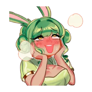 ☺️ emoji Банни - @tg_sticks Telegram sticker 12 of 18
