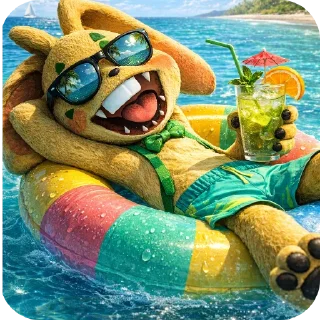 🏖 emoji Бонзо банни Telegram sticker 21 of 22