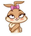 ☺️ emoji Банни | Bunny :: @TgSticker Telegram sticker 12 of 24