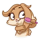 💇 emoji Банни | Bunny :: @TgSticker Telegram sticker 10 of 24