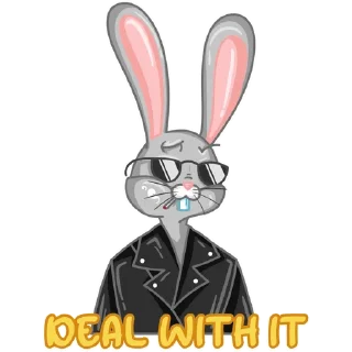 😎 emoji Банни @bunny_casino_bot Telegram sticker 9 of 10