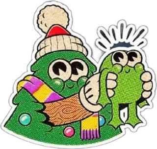 😚 emoji 🎄 Telegram sticker 8 of 120