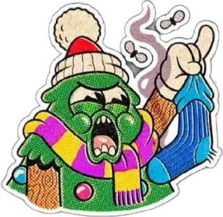 🤢 emoji 🎄 Telegram sticker 17 of 120