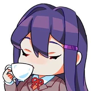 Sticker from Yuri ddlc @Catemau