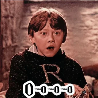😲 emoji тРиО @stickers_HarryPotter Telegram sticker 23 of 35
