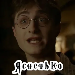 😉 emoji тРиО @stickers_HarryPotter Telegram sticker 24 of 35