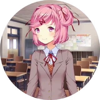 💗 emoji @denjifagst Natsuki Telegram sticker 2 of 45