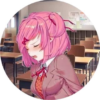 💗 emoji @denjifagst Natsuki Telegram sticker 7 of 45