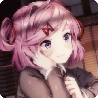 💕 emoji @denjifagst Natsuki Telegram sticker 17 of 45