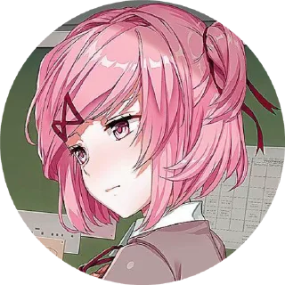 💗 emoji @denjifagst Natsuki Telegram sticker 6 of 45