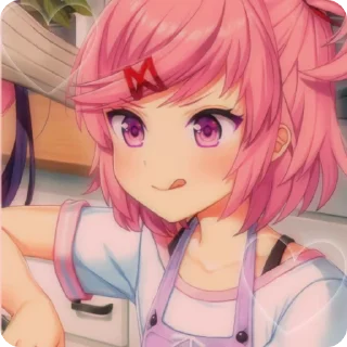 💕 emoji @denjifagst Natsuki Telegram sticker 24 of 45