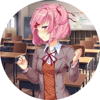 💗 emoji @denjifagst Natsuki Telegram sticker 10 of 45