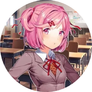 💗 emoji @denjifagst Natsuki Telegram sticker 8 of 45
