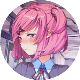 💗 emoji @denjifagst Natsuki Telegram sticker 5 of 45