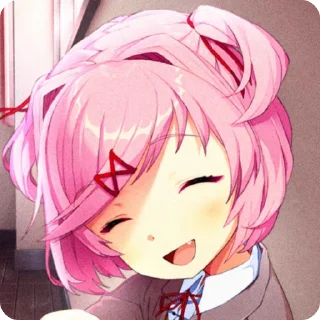 💕 emoji @denjifagst Natsuki Telegram sticker 13 of 45