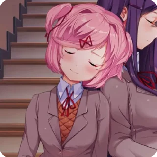💕 emoji @denjifagst Natsuki Telegram sticker 23 of 45