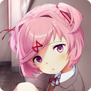 💕 emoji @denjifagst Natsuki Telegram sticker 12 of 45